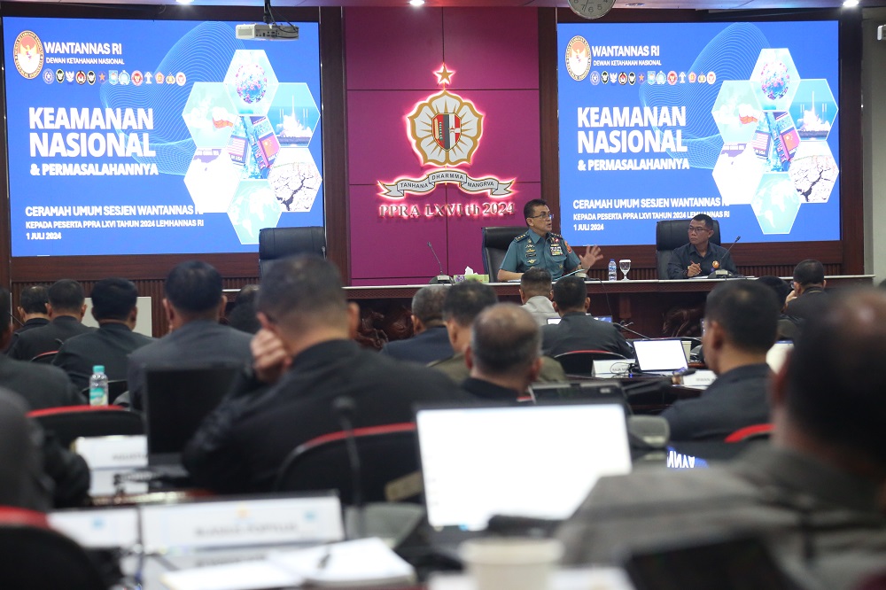 Jadi Pengajar di Lemhanas, Sesjen Wantannas RI Bahas Tema Keamanan Nasional